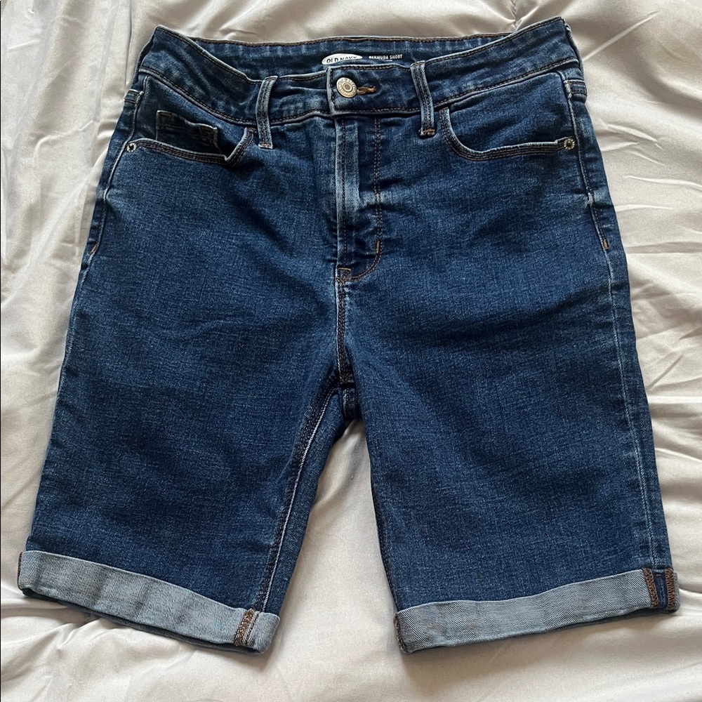 Old Navy Classic Blue Bermuda Shorts